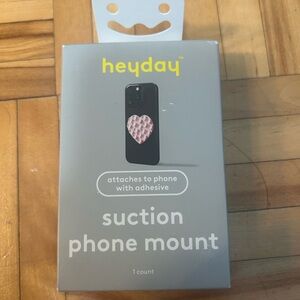 Heyday Gray and Pink Suction Phone Mount